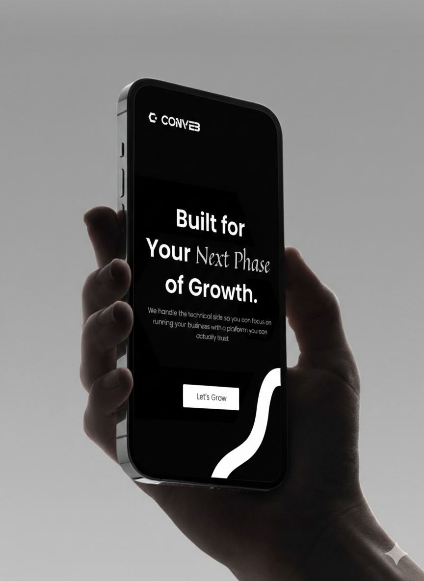 Conveb Mobile Mockup